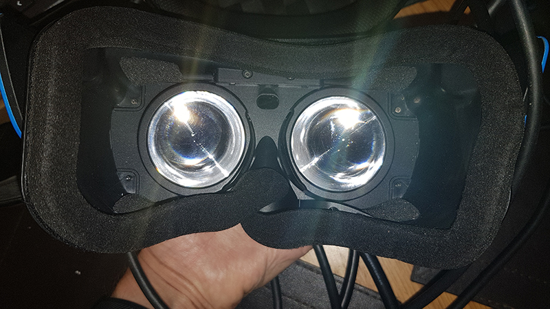 Acer Mixed Reality Headset, complete with useless foam mask